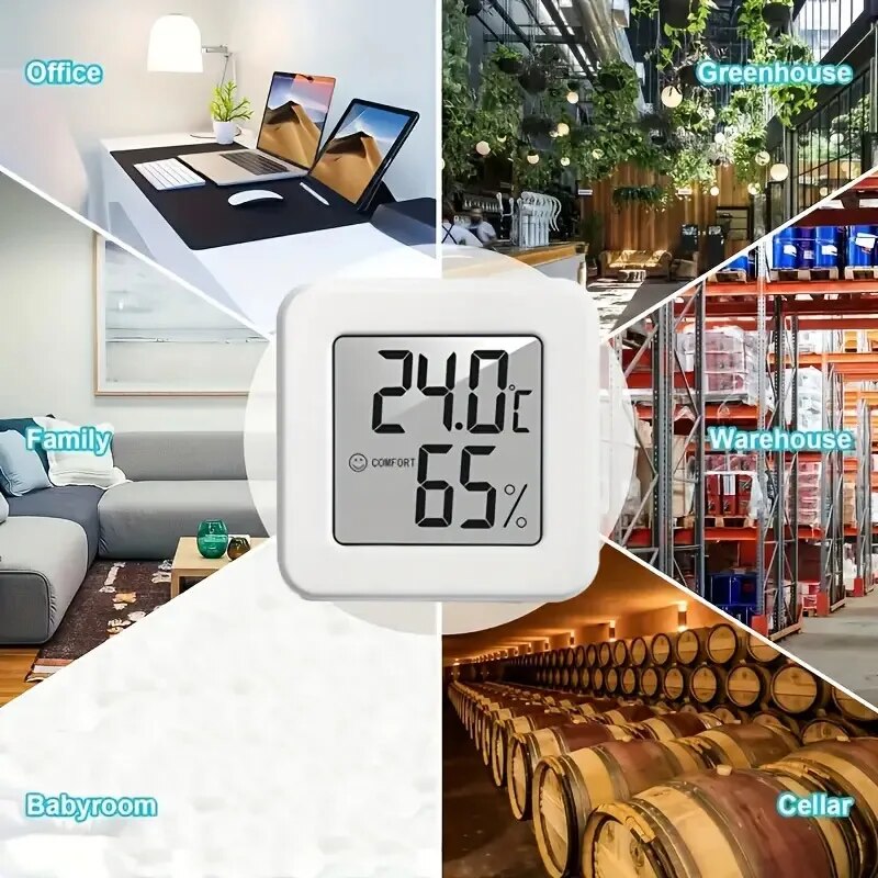 Weather Station Indoor - Termometer Higrometer Digital Termometer Dalam Ruangan