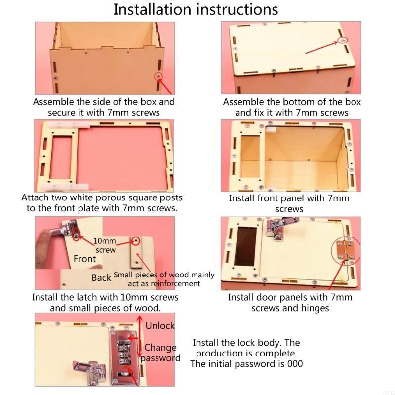 Science Project Toys Making - 54DA Pembuatan Lemari DIY Proyek untuk