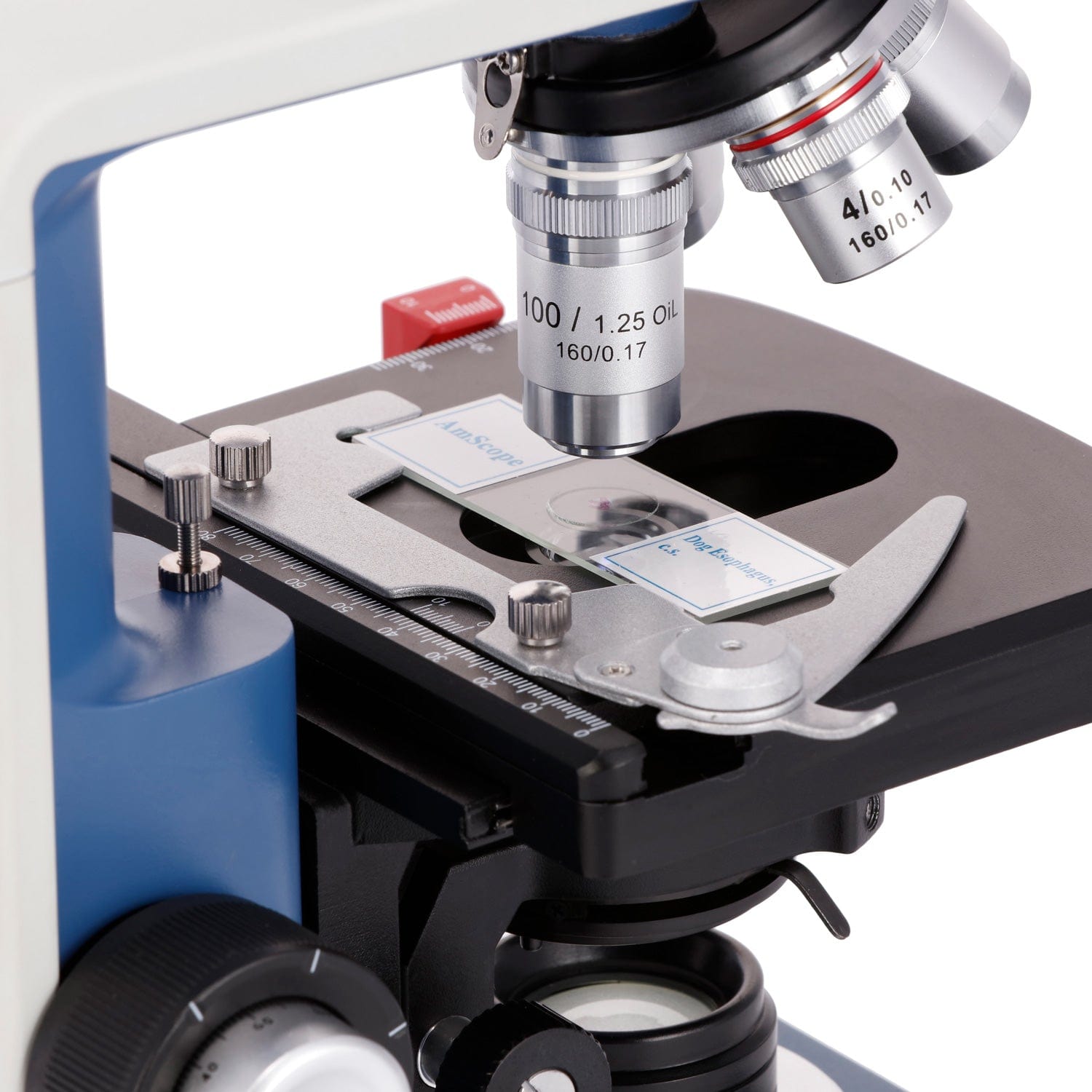 Microscope Compound 40X - Mikroskop Binokuler Komponen AmScope 40X-2500X untuk