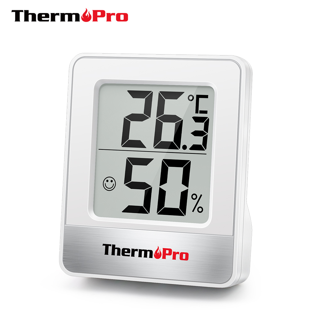 Weather Station Indoor - ThermoPro TP49 termometer dalam ruangan, Monitor