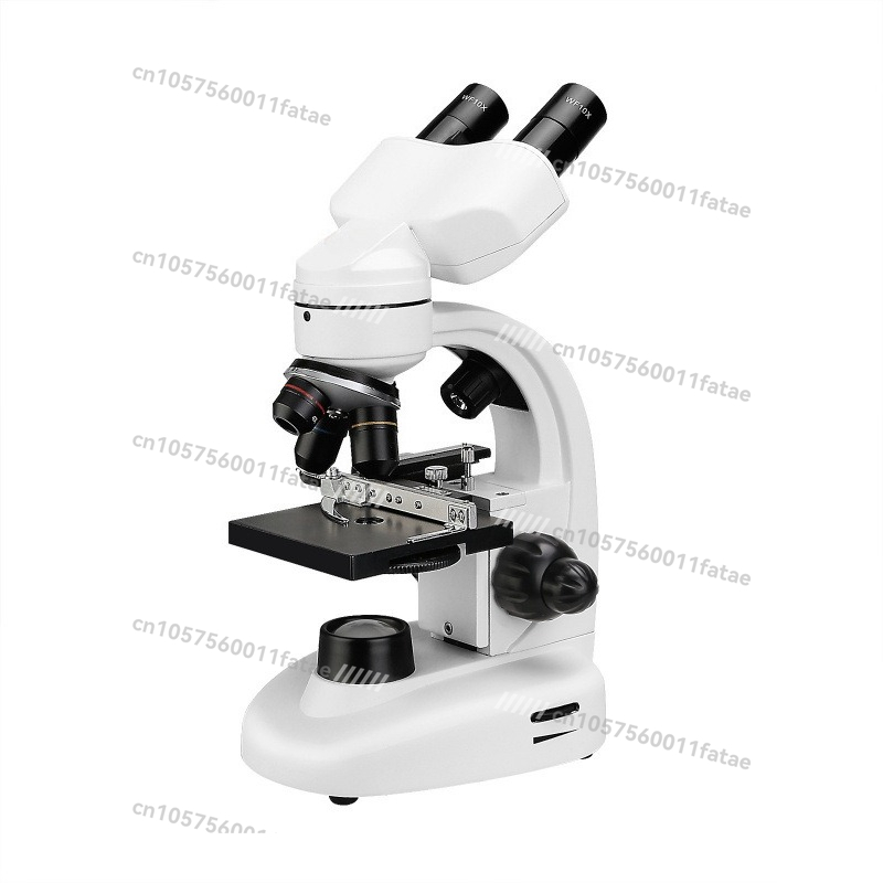 Microscope Compound 40X - Mikroskop Binokuler Senyawa Putih + Hitam