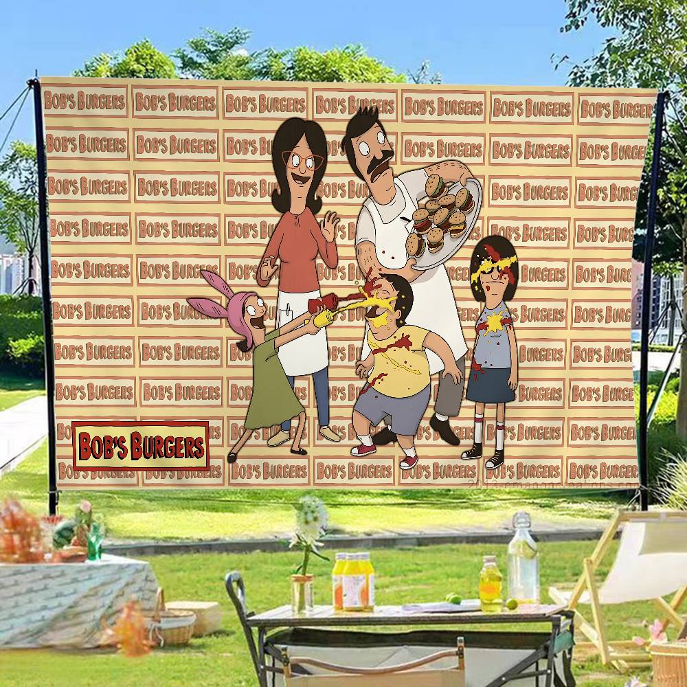 Science Bob - Spanduk Dekorasi Rumah BobS-Burgers Anmie Bermotif