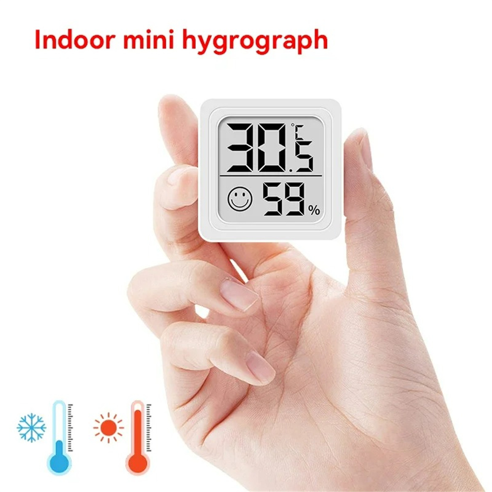 Termometer Digital LCD Portabe - Weather Station Indoor ulasan dan harga