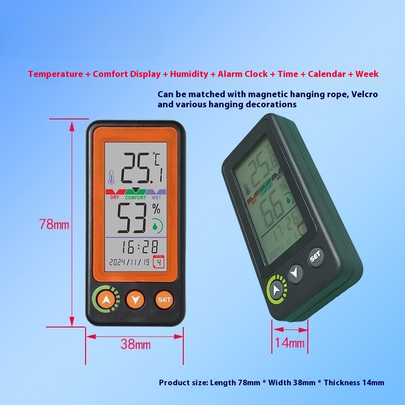 Termometer Digital Portabel Lu - Weather Station Indoor ulasan dan harga