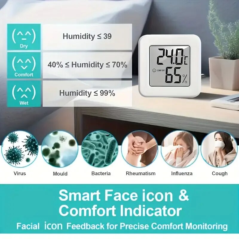 Termometer Higrometer Digital  - Weather Station Indoor ulasan dan harga