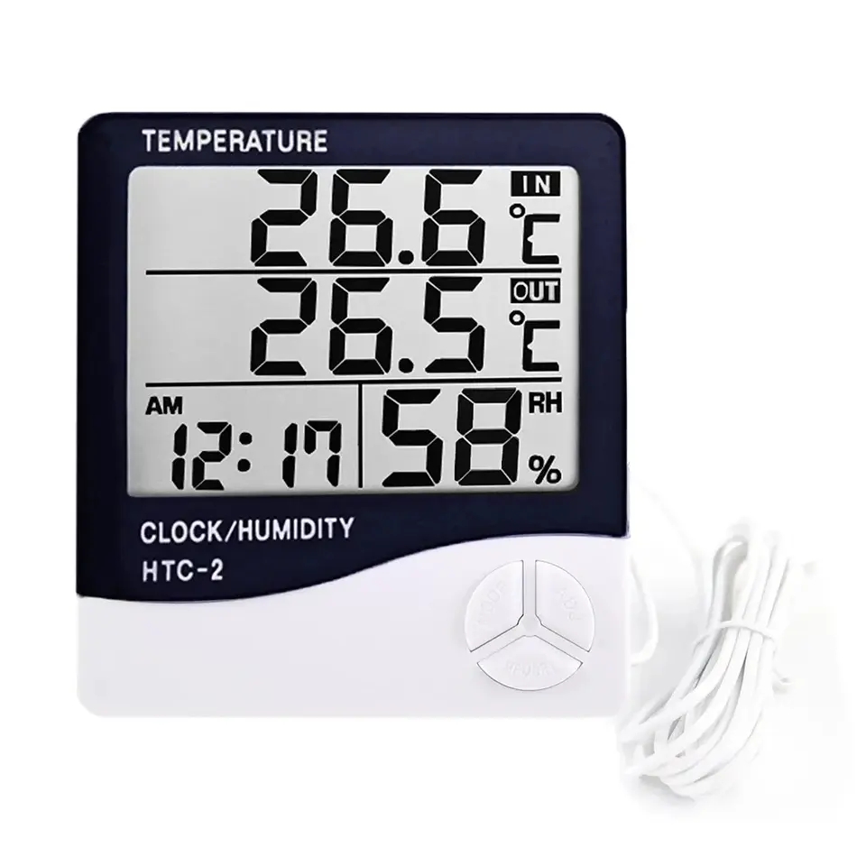 Termometer dan Higrometer Digi - Weather Station Indoor ulasan dan harga