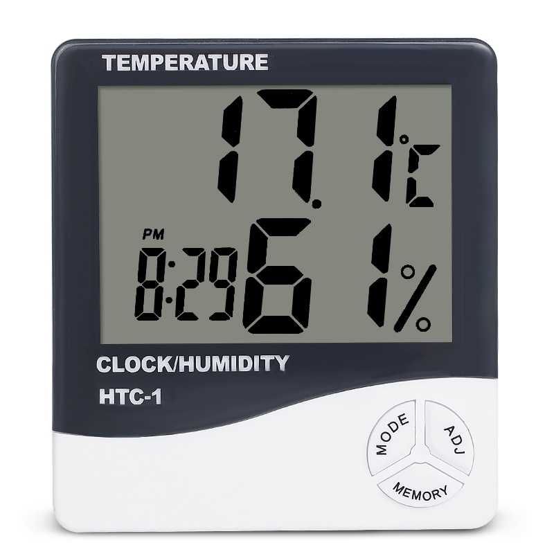 HTC-1 Mengukur Suhu Kamar Dala - Weather Station Indoor ulasan dan harga