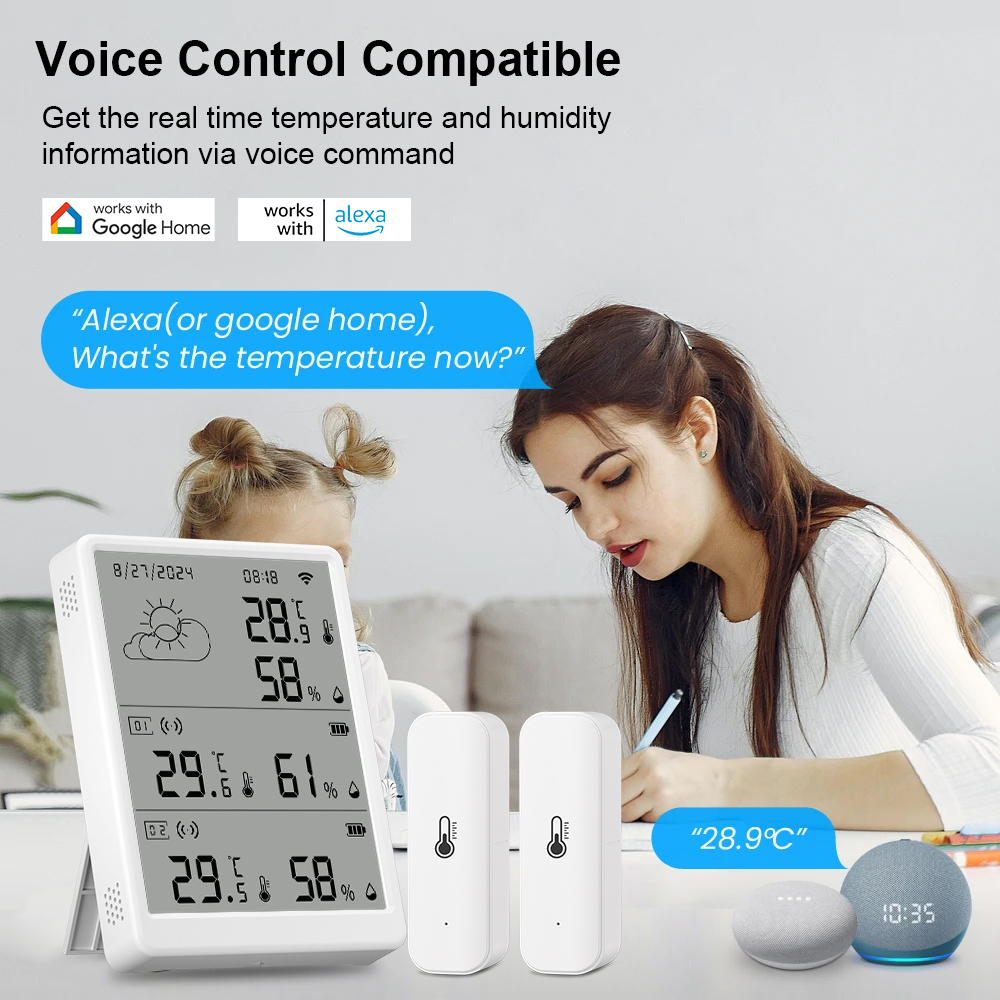 Sensor Suhu dan Kelembapan Dal - Weather Station Indoor ulasan dan harga