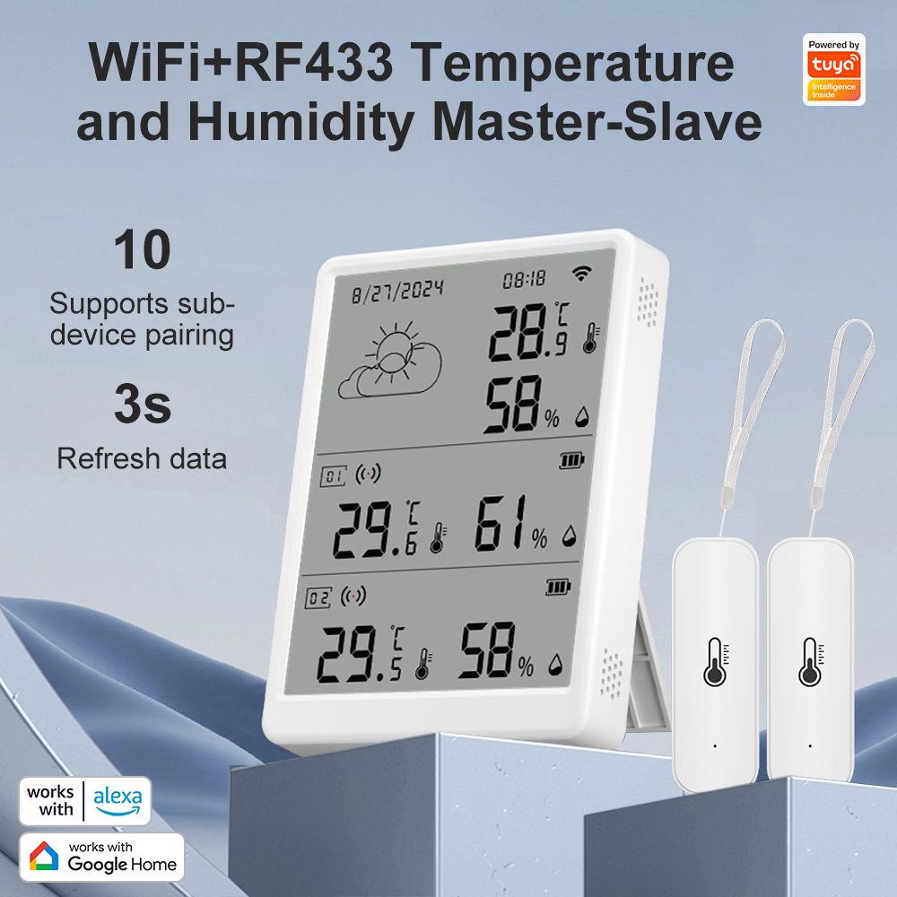 Sensor Suhu dan Kelembapan Dal - Weather Station Indoor ulasan dan harga