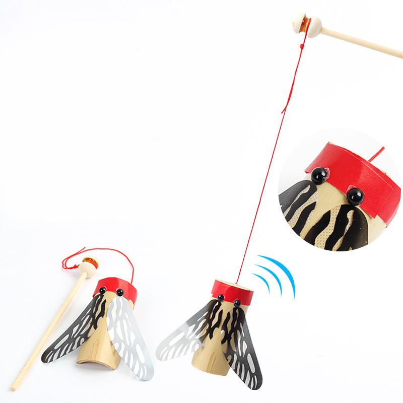 Bambu Cicada mainan pembuatan  - Science Project Toys Making ulasan dan harga